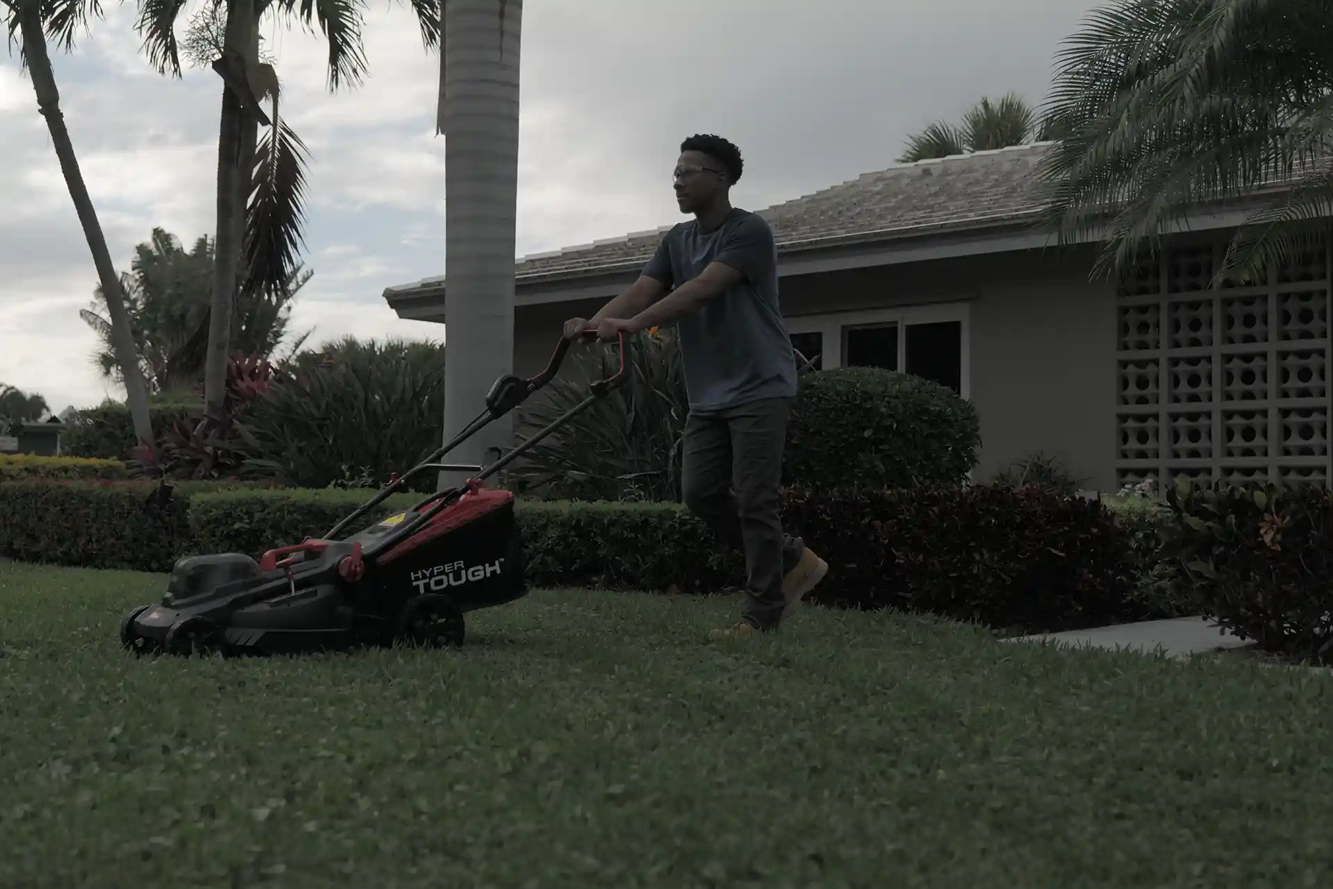 Image of Lawn Mower Before Color Correction