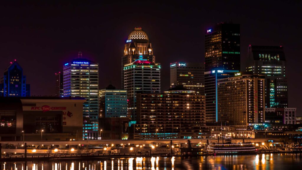 Louisville Skyline from the Second Street Bridge