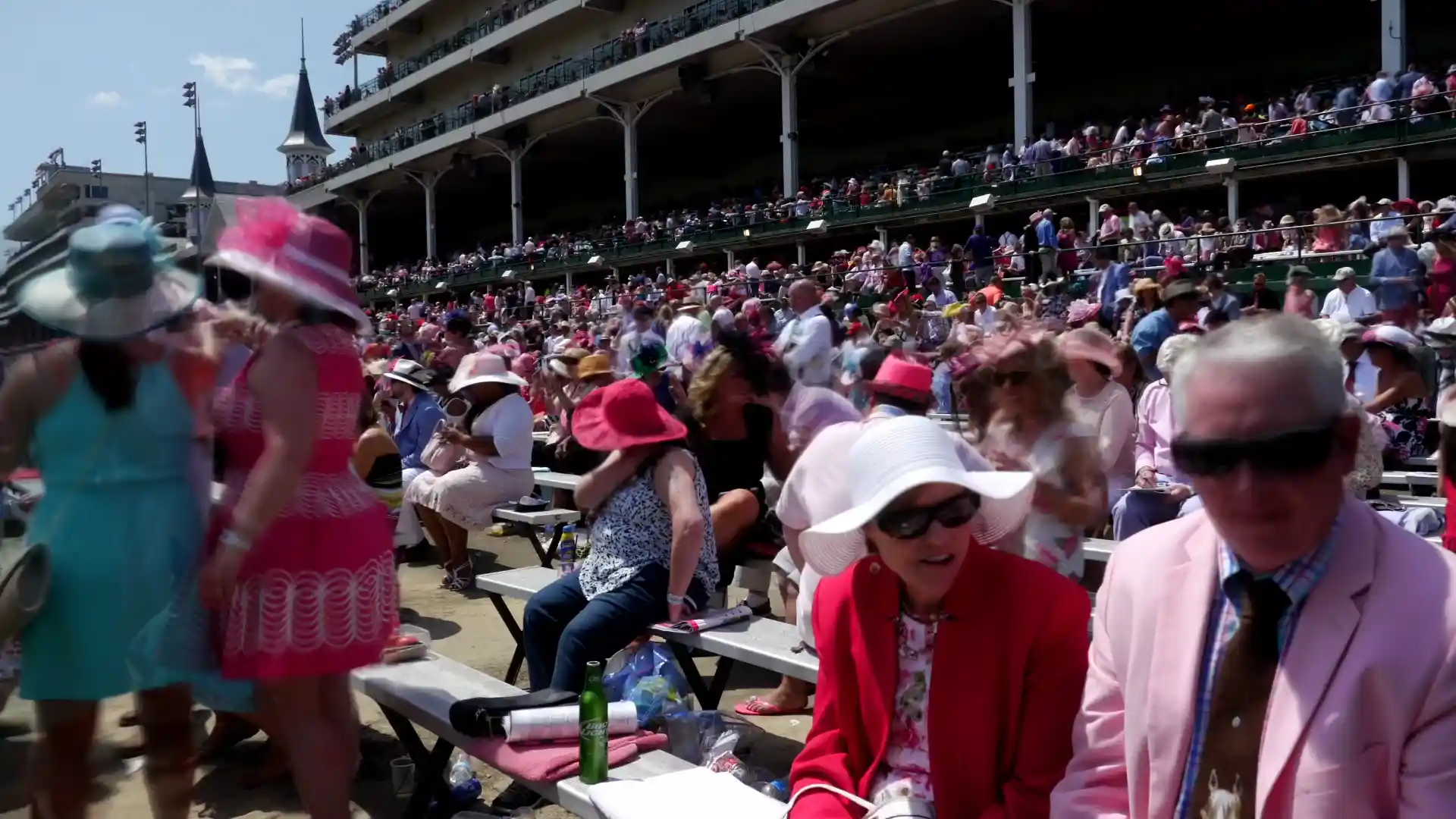 People Watch The Kentucky Derby