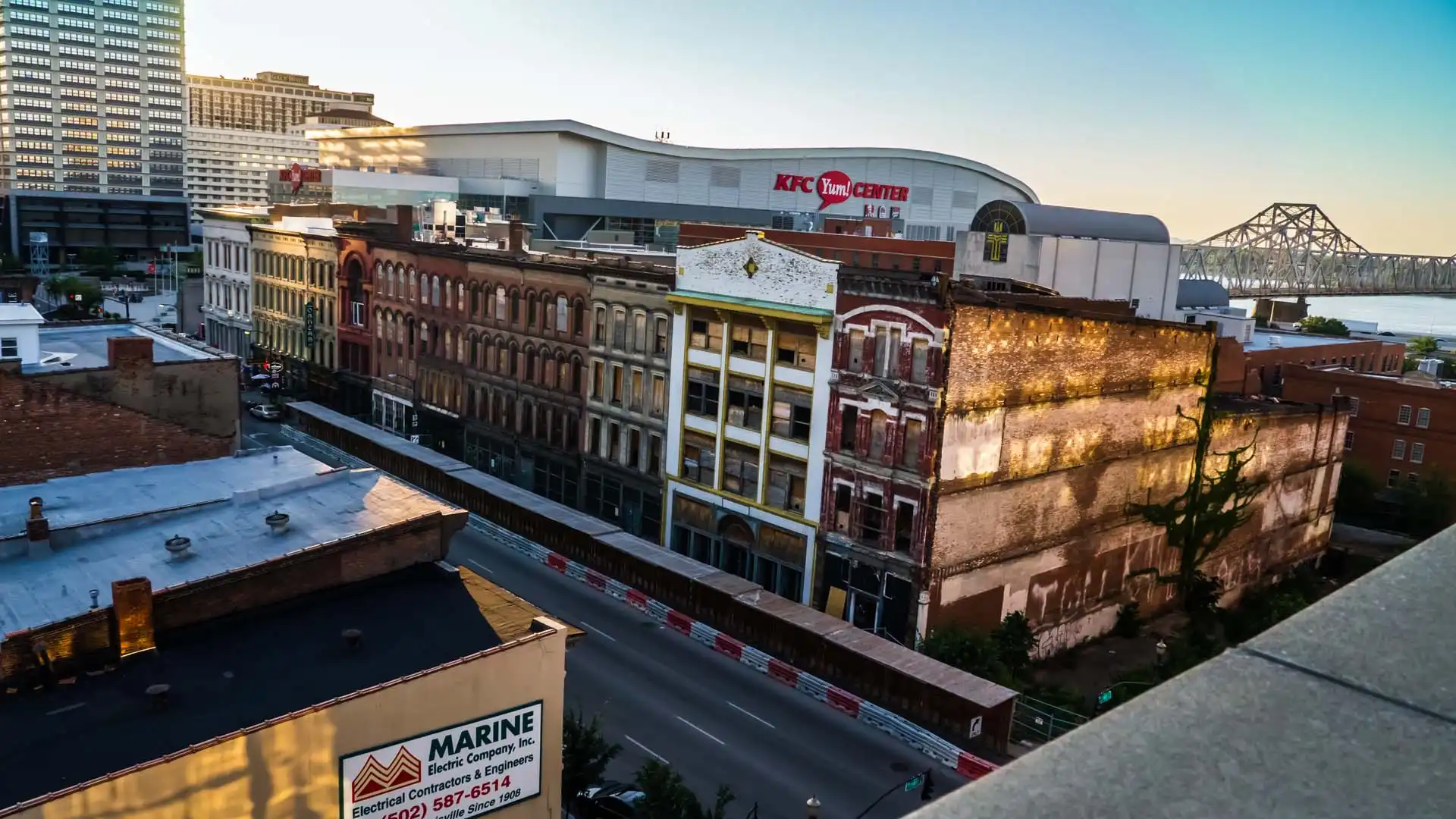 View of Whisk Row From A Parking Garage - 1852-ish